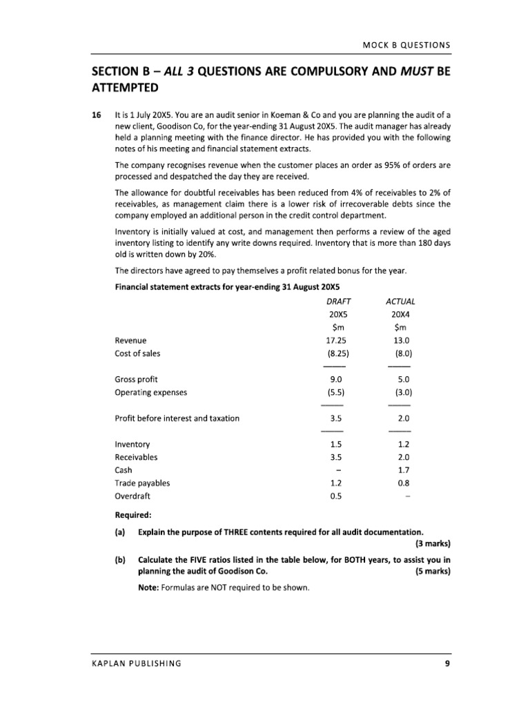 Mock Questions | PDF
