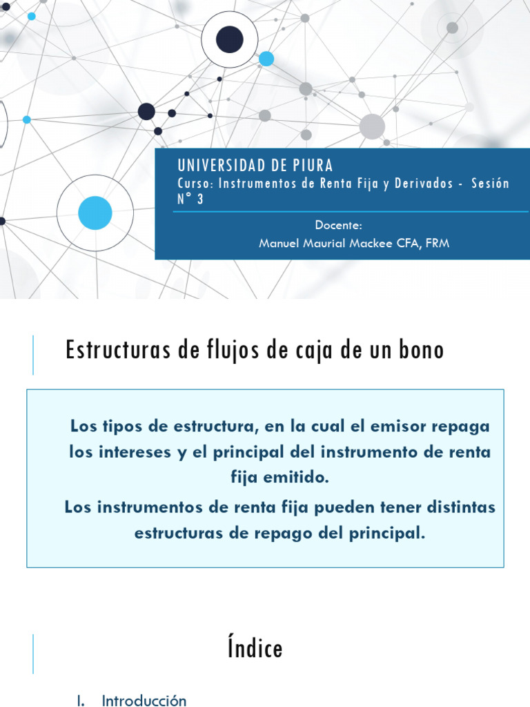 Instrumentos de Renta Fija y Derivados Sesiones N° 3 y 4 | PDF | Bonos ...