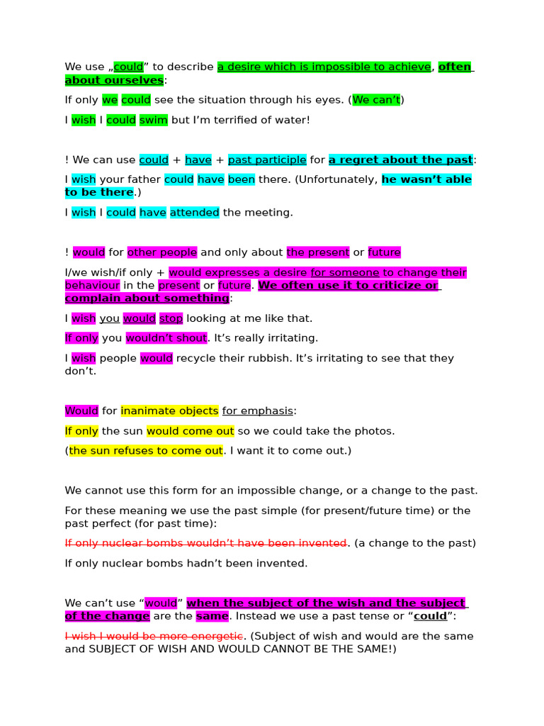 9.a CAE Part 4 Key Word Transformation All Subjunctive Structures | PDF ...