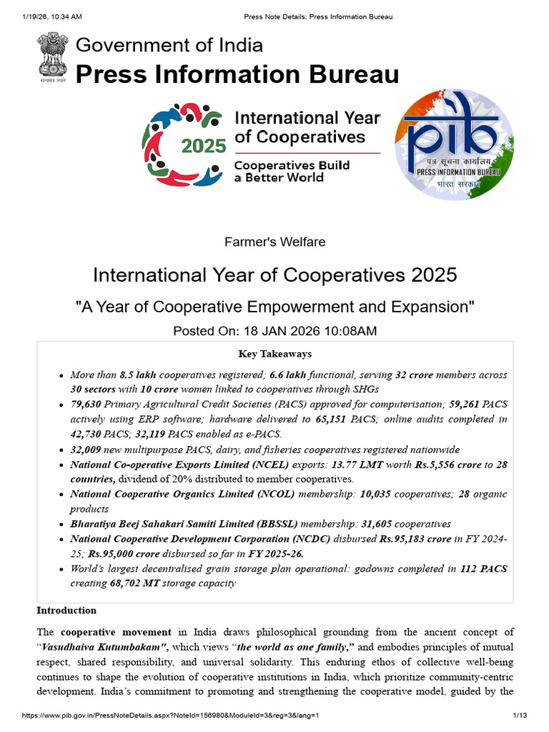 International Year of Cooperatives 2025 | PDF | Cooperative | Economies