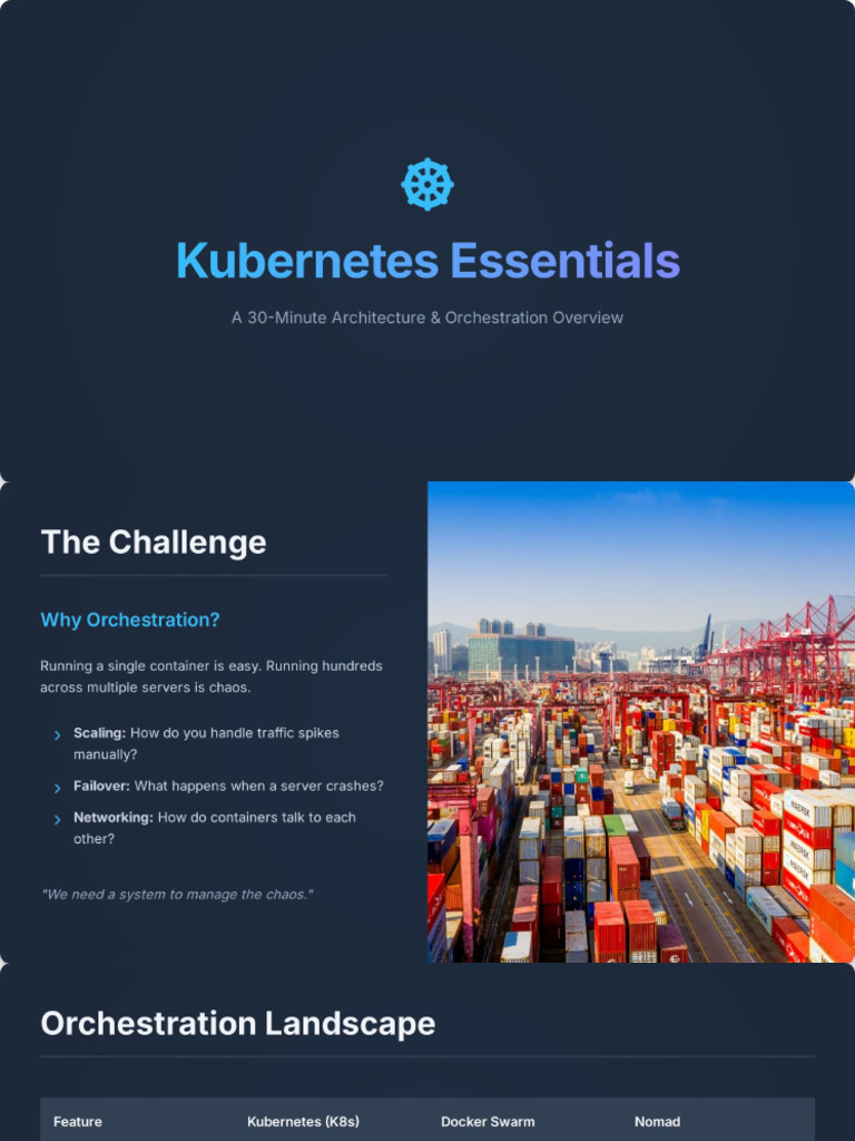 Kubernetes Basic Training | PDF