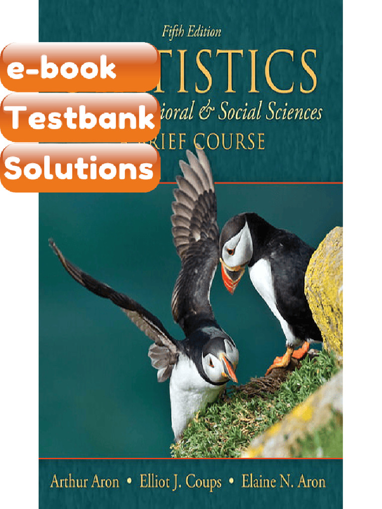 Testbank Statistics for the Behavioral and Social Sciences a Brief ...