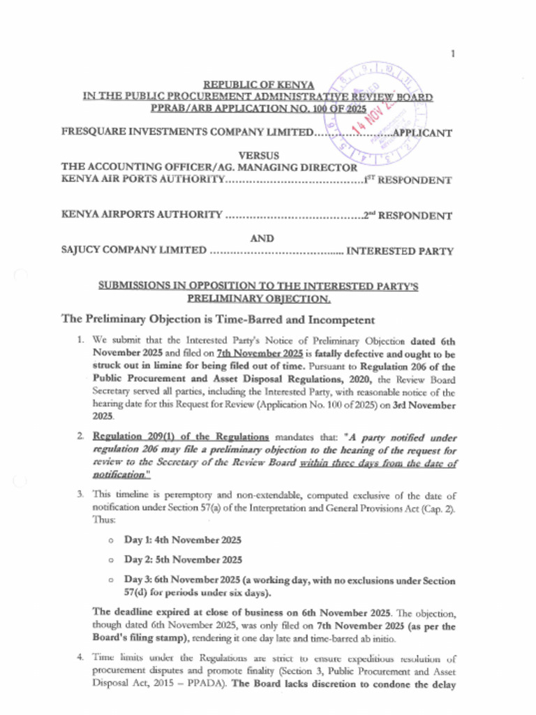 Applicant's Written Submissions To Ips Po | PDF