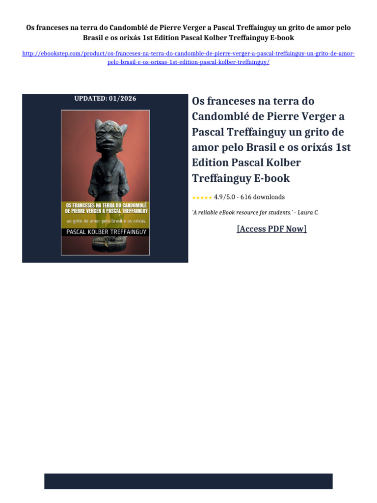 Os Franceses Na Terra Do Candomblé de Pierre Verger A Pascal ...