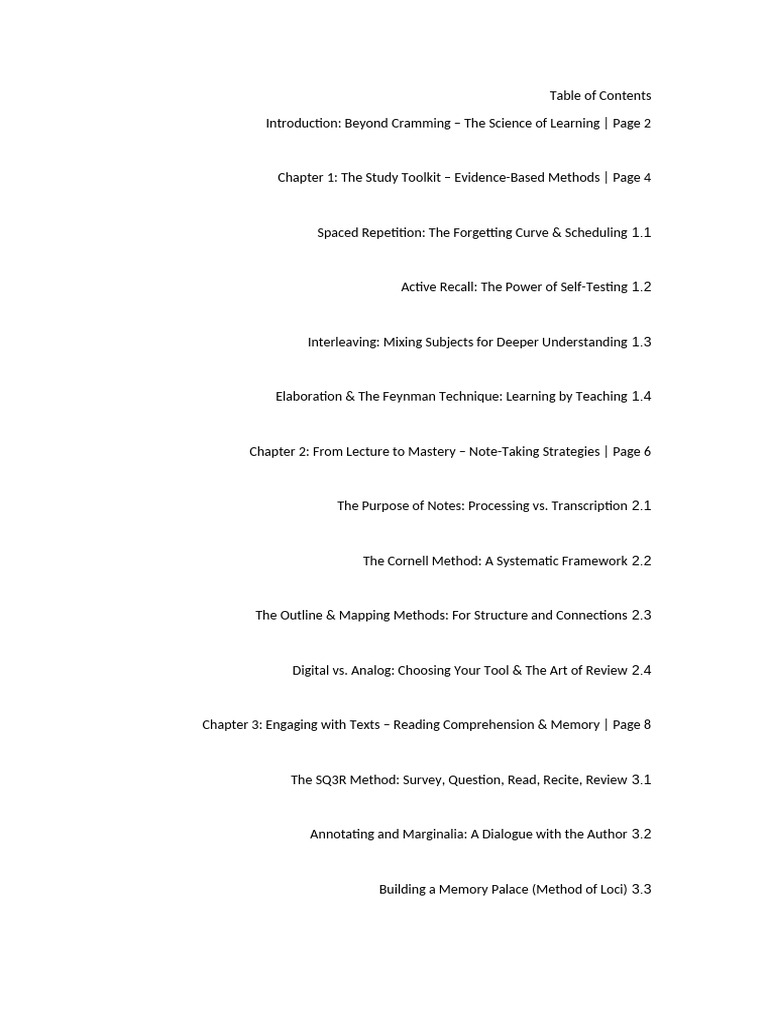 A Handbook for Academic Success | PDF | Learning | Cognitive Psychology