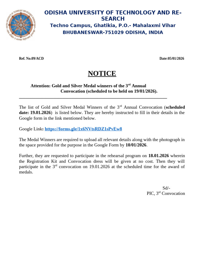 Convocation | PDF