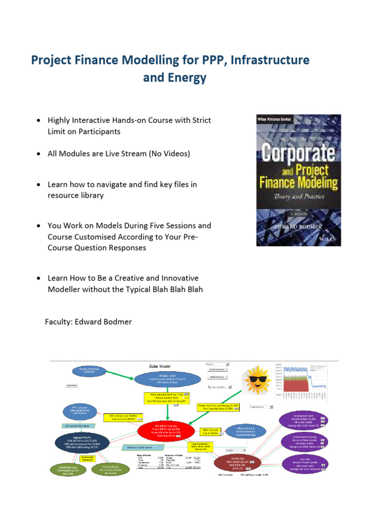 Project Finance Modelling Digital | PDF | Debt | Equity (Finance)