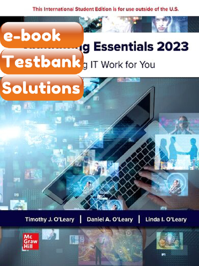 Testbank Computing Essentials 2023 29th Edition Timothy OLeary Download ...