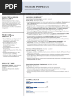 Erik Cupsa: Software Developer Resume | PDF | Postgre Sql | Microsoft Azure