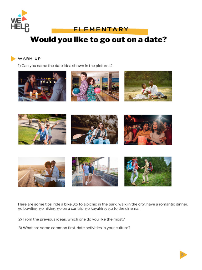 Elementary - Would you like to go out on a date | PDF