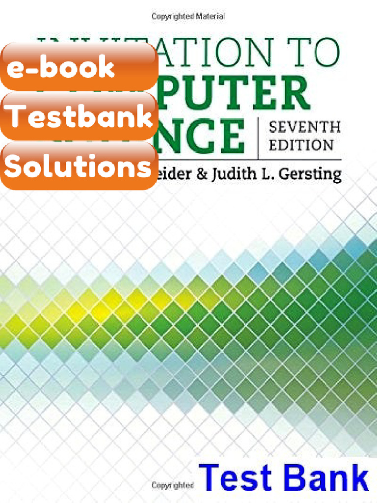 Testbank Invitation To Computer Science 7th Edition Schneider Download ...