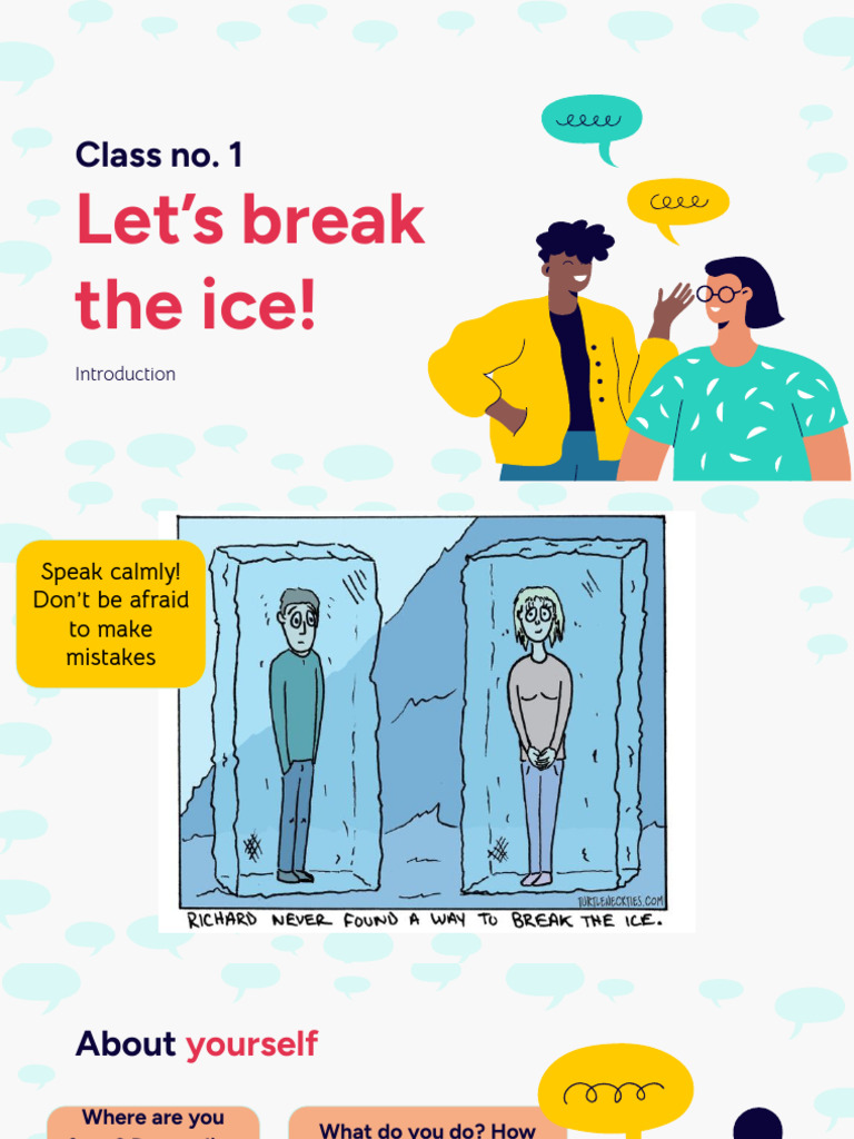 Class #1 - Let's Break The Ice | PDF