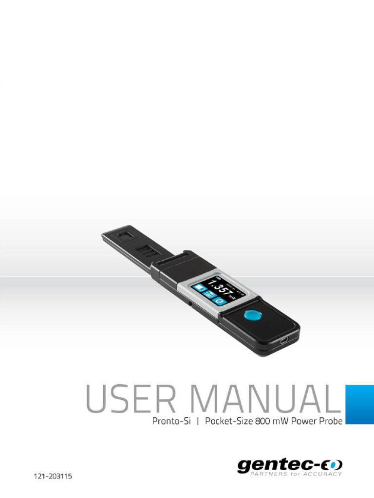 User_Manual_Pronto-Si_V1.7 | PDF | Watt | Usb