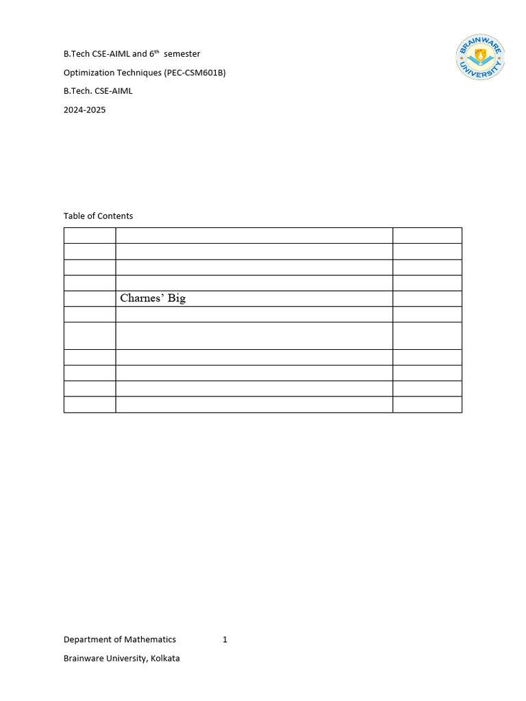 Module 3 Lecture Note PEC CSM601B | PDF | Linear Programming ...