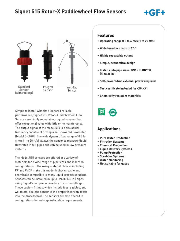 Sensor GF | PDF