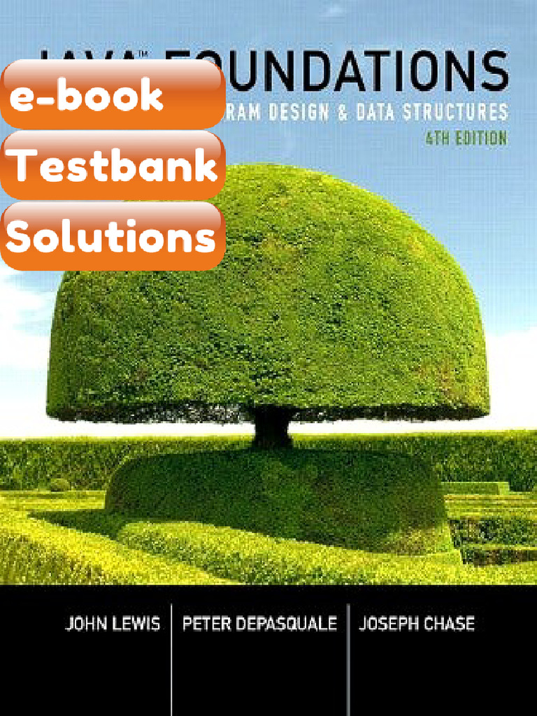 Testbank Java Foundations Introduction to Program Design and Data ...
