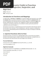 Understanding Injective, Surjective, Bijective Functions | PDF ...
