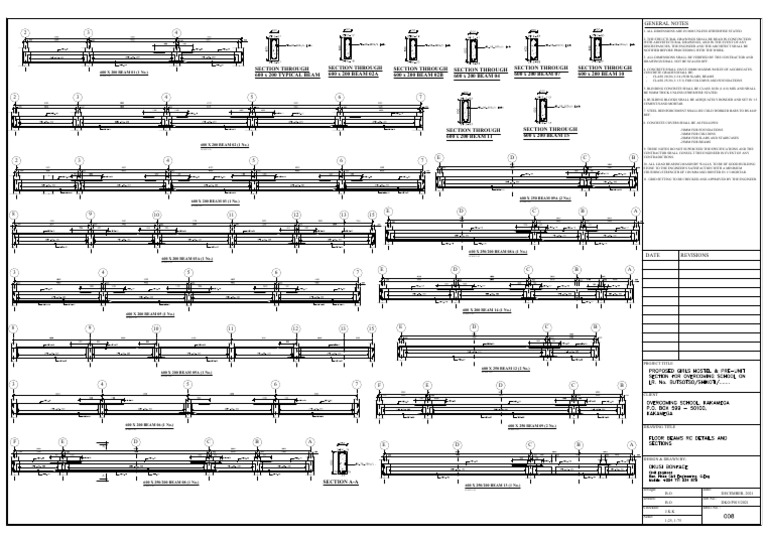 008 - Floor Beams RC Details | PDF | Concrete | Beam (Structure)