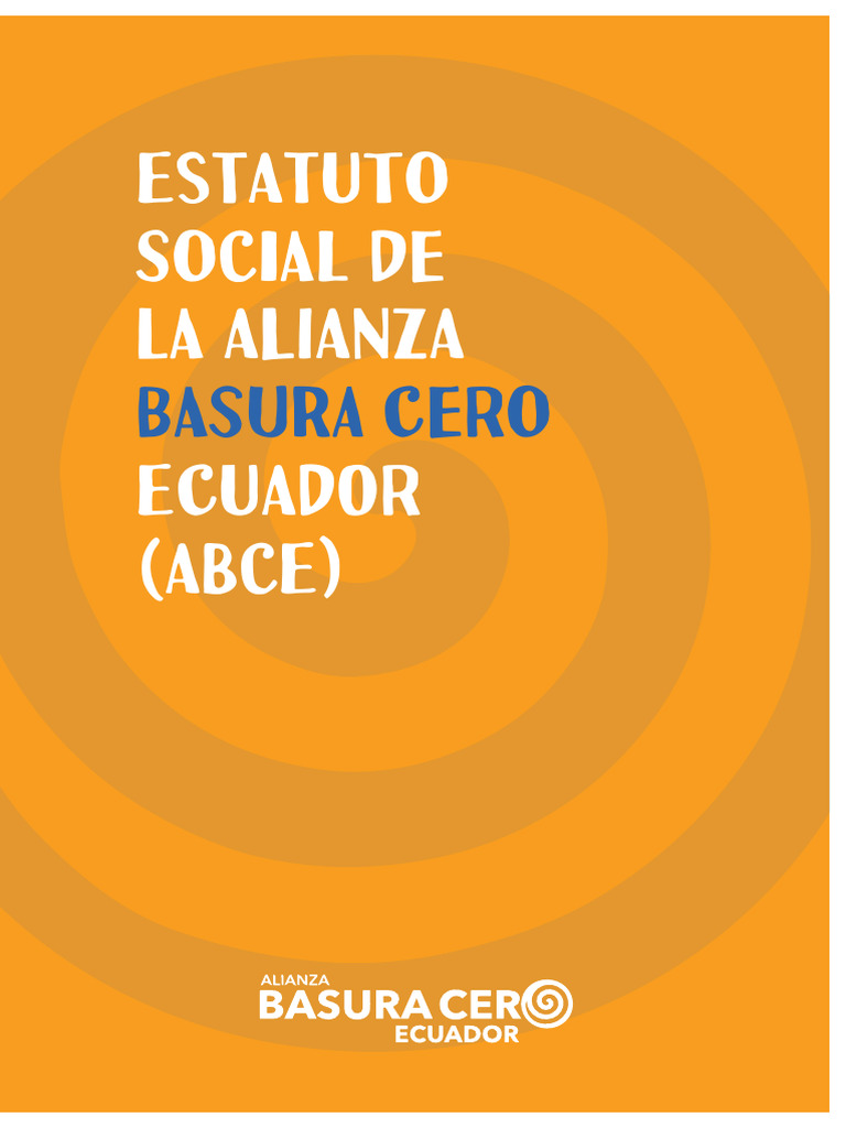 Estatuto Basura Cero 7agosto2024 | PDF | Residuos | Reciclaje