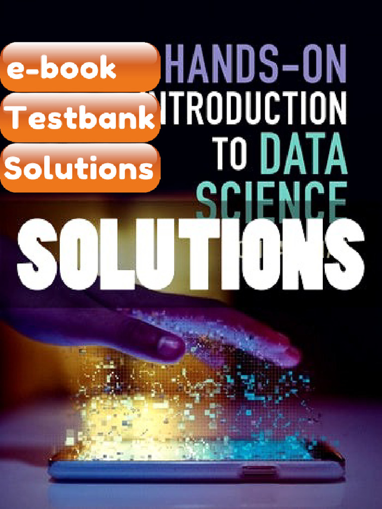Testbank Hands on Introduction to Data Science 1 Ed Shah Fast Download ...