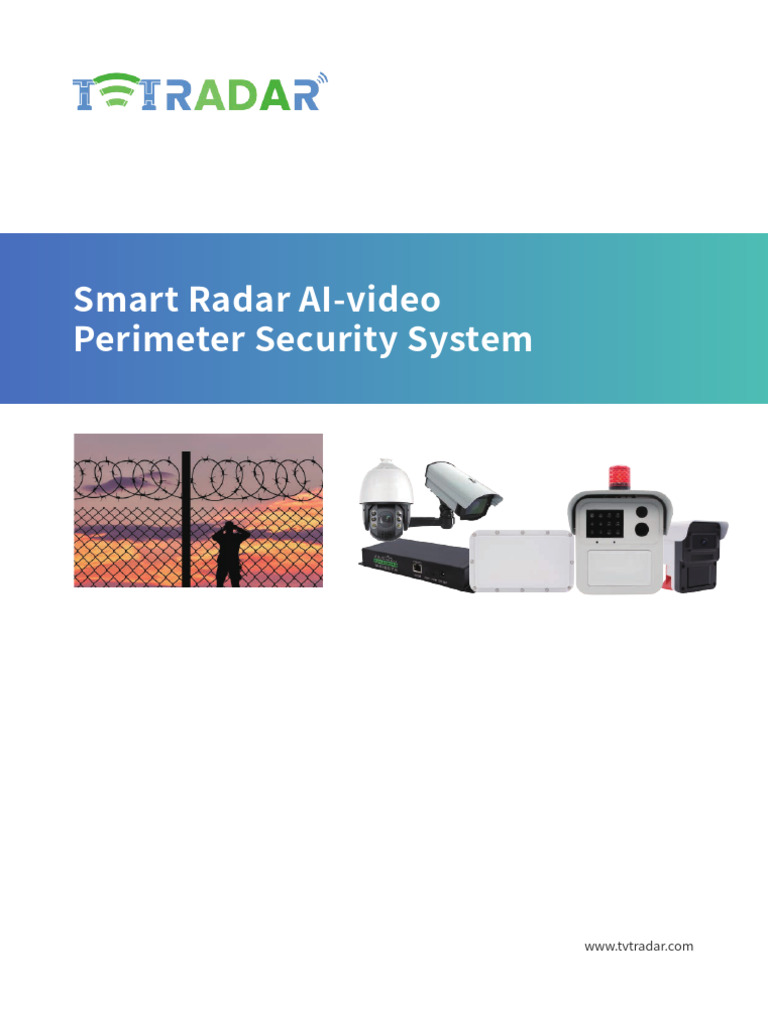 Smart Radar AI-video Perimeter Security System Tvtradar Brochure V1.4 ...