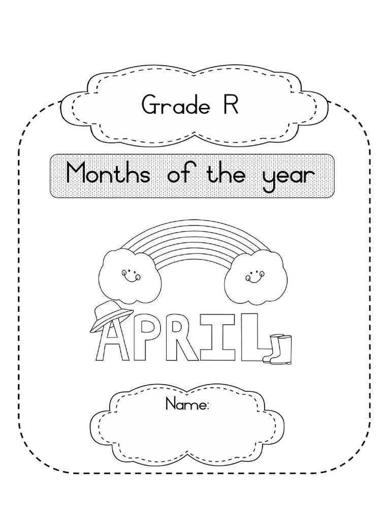 Grade R Months of The Year | PDF