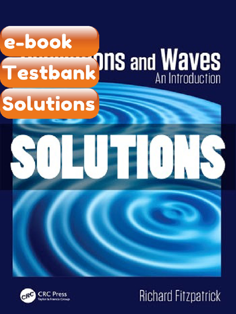Testbank Oscillations and Waves 2 Ed Fitzpatrick Fast Download | PDF ...