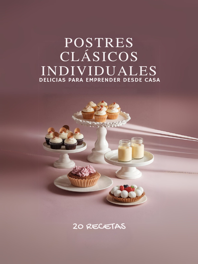 Postres Clásicos Individuales | PDF | Postres | Tarta de queso