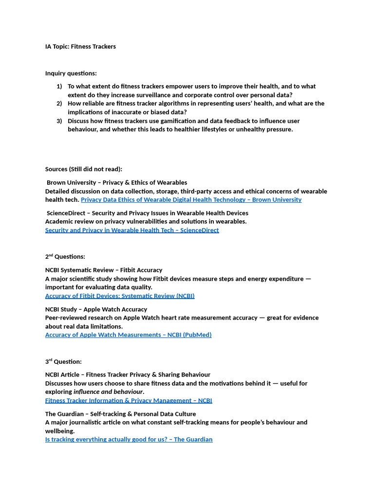 Digital Society Inquiry Project Plan | PDF