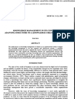 KM in Context Adapting Structure