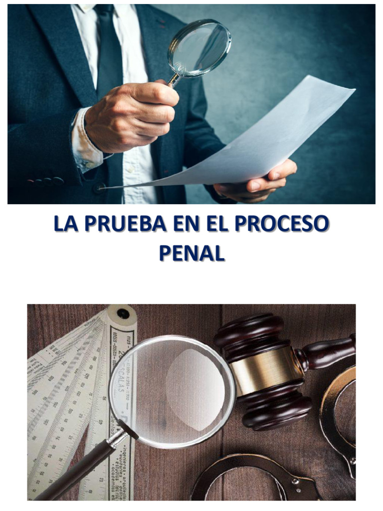 Clase 2 - La Prueba en el Proceso Penal | PDF | Evidencia (ley) | Caso ...