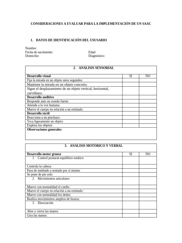 Consideraciones A Evaluar para La Implementacioìn de Un Saac | PDF ...