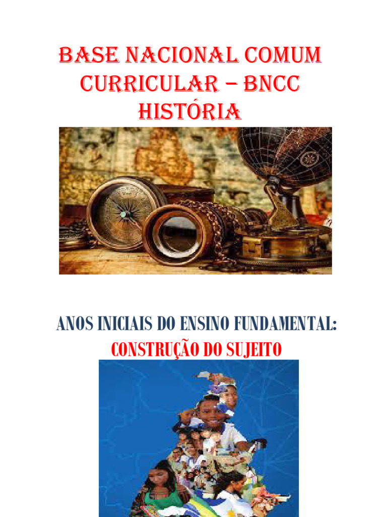 Base Nacional Comum Curricular - BNCC Slides | PDF