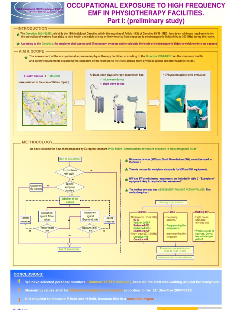 EMF Exposure Assessment in Physiotherapy | PDF | Occupational Safety ...