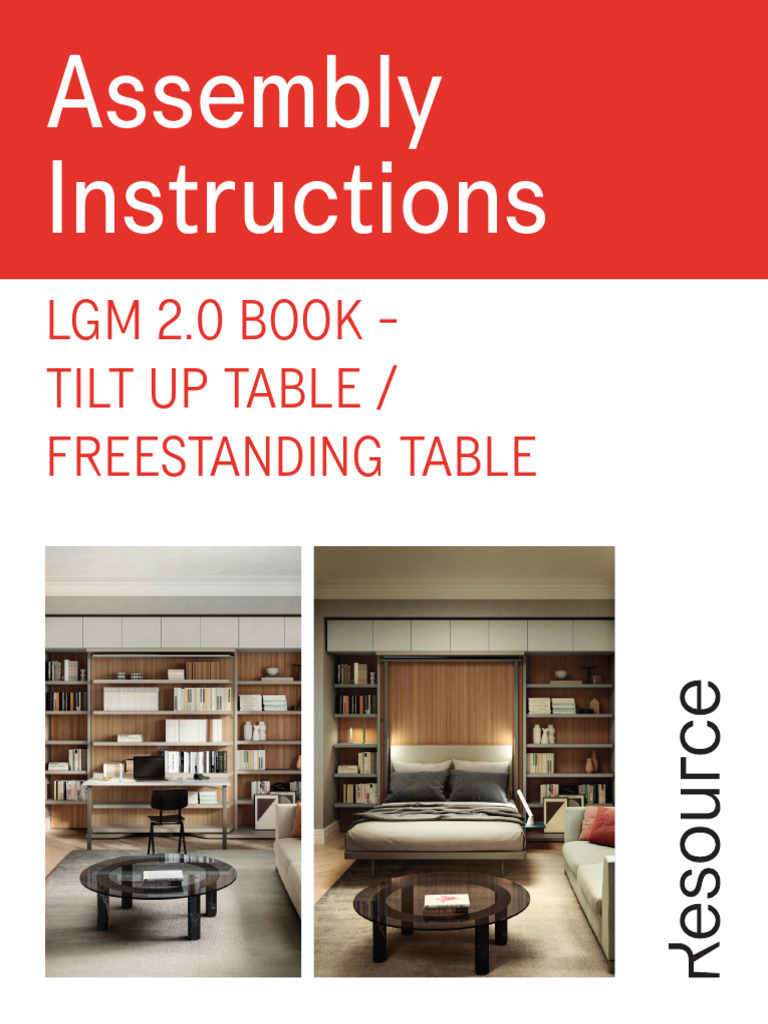 LGM 2 BOOK-TABLE - Assembly Instructions | PDF | Drywall | Paint
