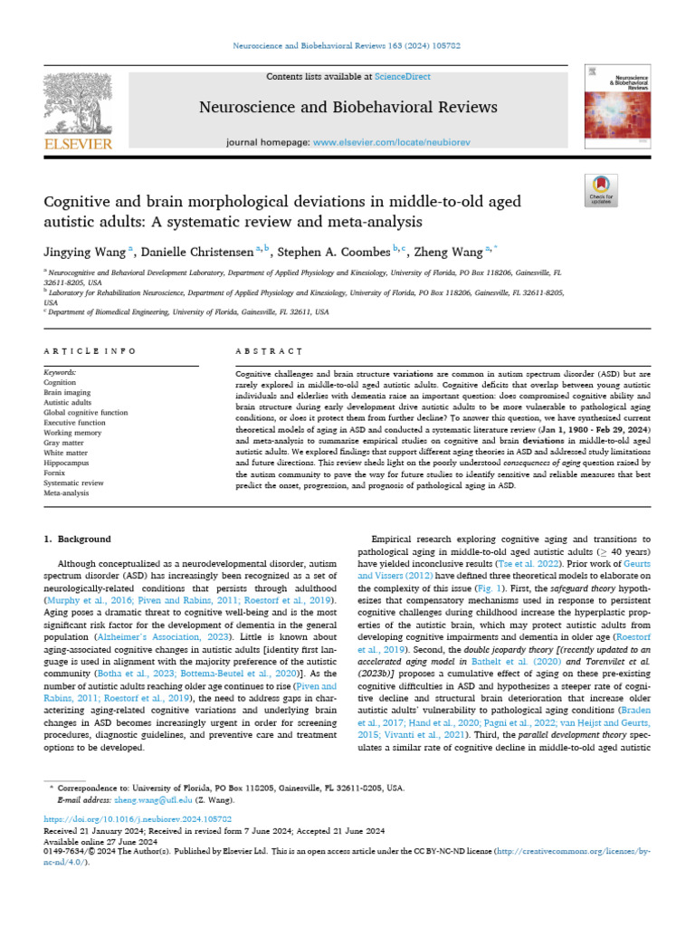 Cognitive and Brain Morphological Deviations in Middle 2024 ...