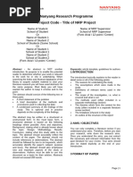 Academic Paper Structure Guidelines | PDF | Paragraph | Writing