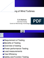 Wind Turbine Testing Powerpoint