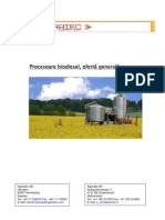 Procesoare Biodiesel