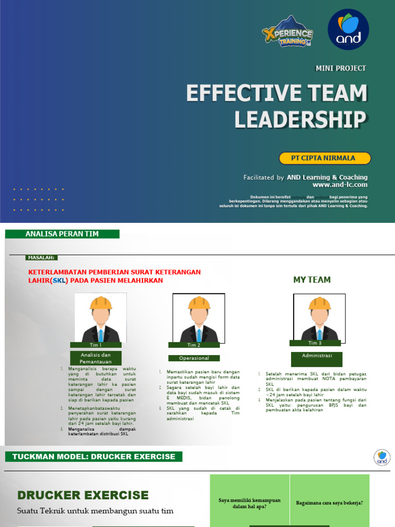Ifiatun K, Mini Project 3 - Effectifteam Leadership | PDF