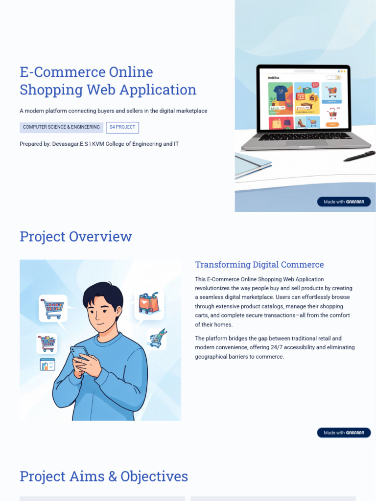 E Commerce Online Shopping Web Application | PDF | E Commerce | Online ...