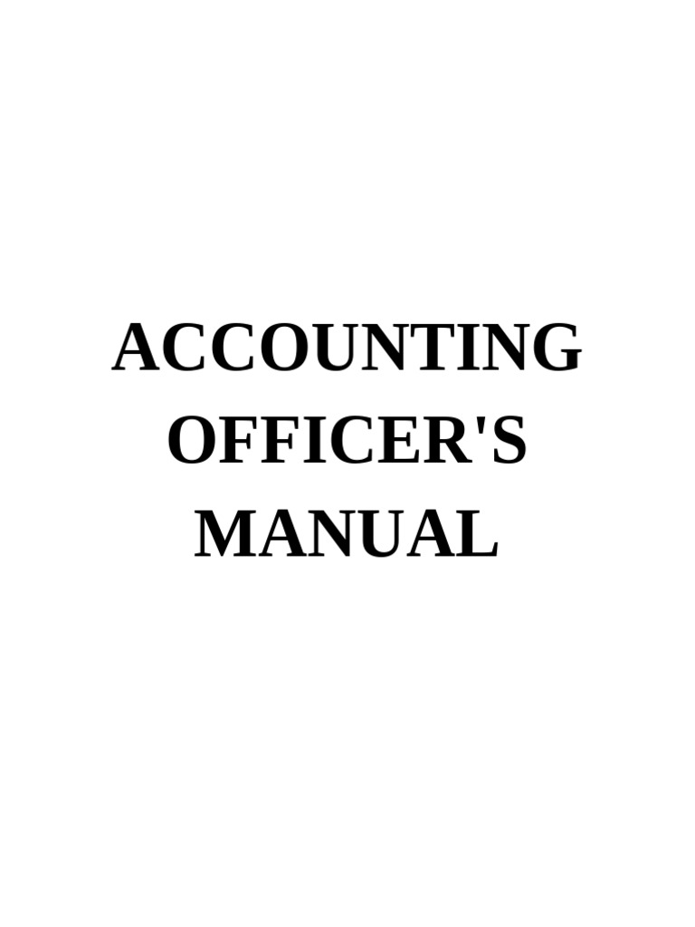 Updated 92424 - Accounting's Manual | PDF | Expense | Audit