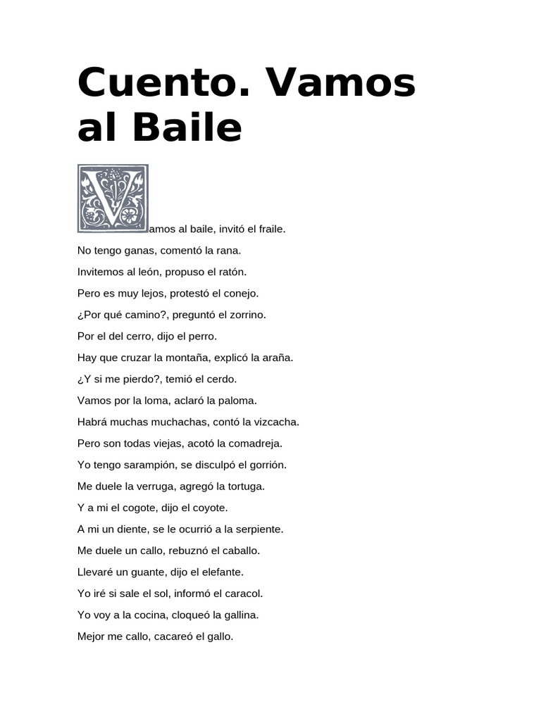 Vamos Al Baile - Versión Extendida | PDF