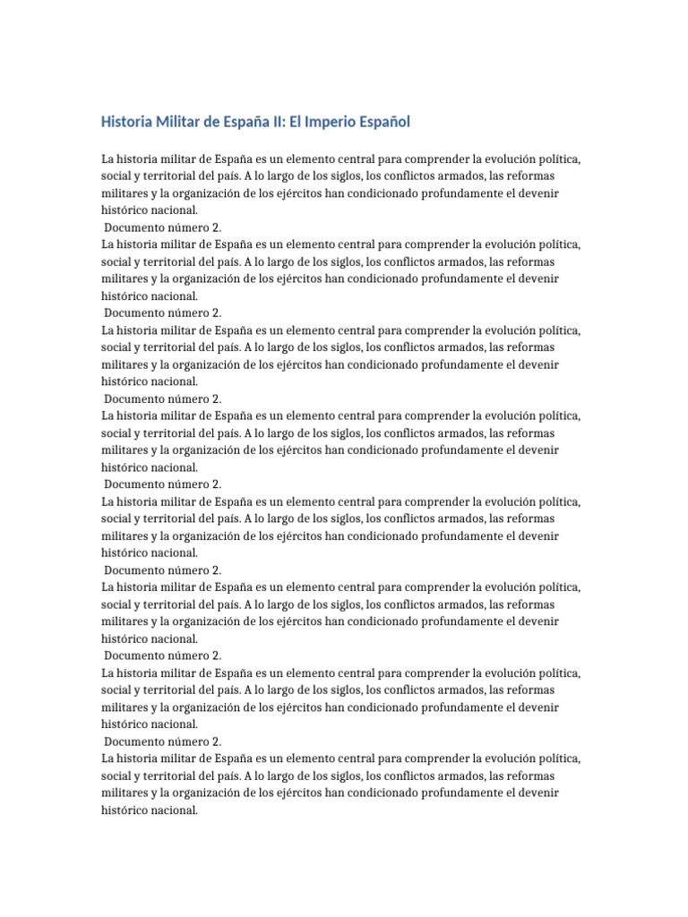 Historia Militar de España II El Imperio Español | PDF | Historia ...