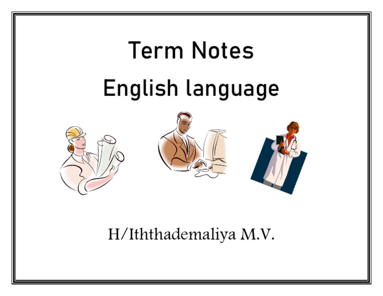 Chaminda Sir Term Note Cover Page | PDF