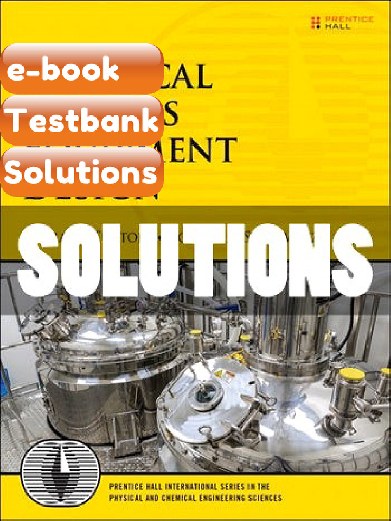 Testbank Chemical Process Equipment Design 1 Ed Turton Download | PDF ...