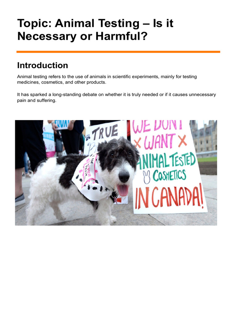 Animal Testing | PDF | Animal Testing | Medicine