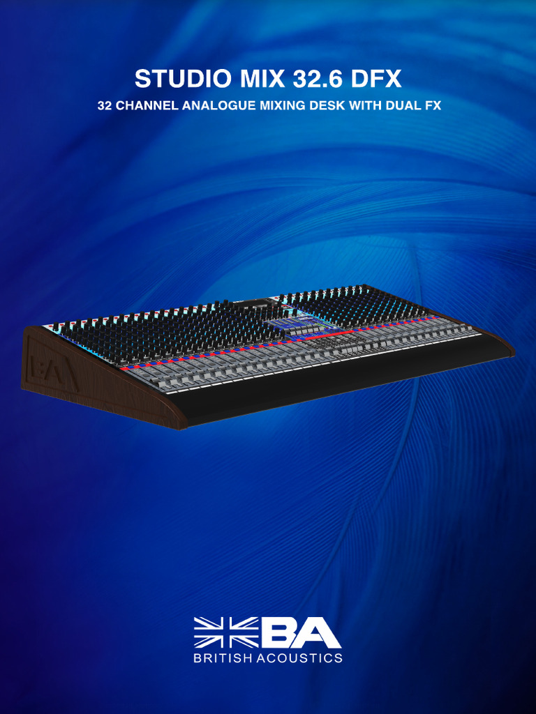 Data Sheet BA Studiomix 32.6 | PDF