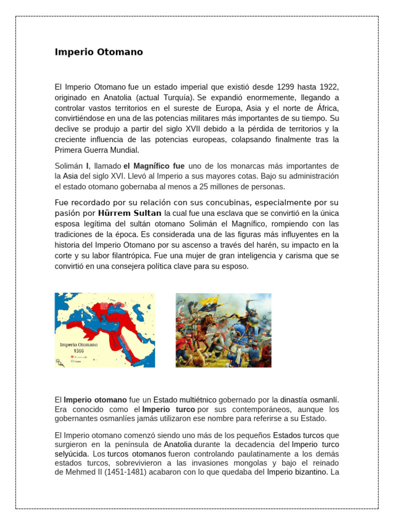 Imperio Otomano | PDF | imperio Otomano | Política del imperio otomano