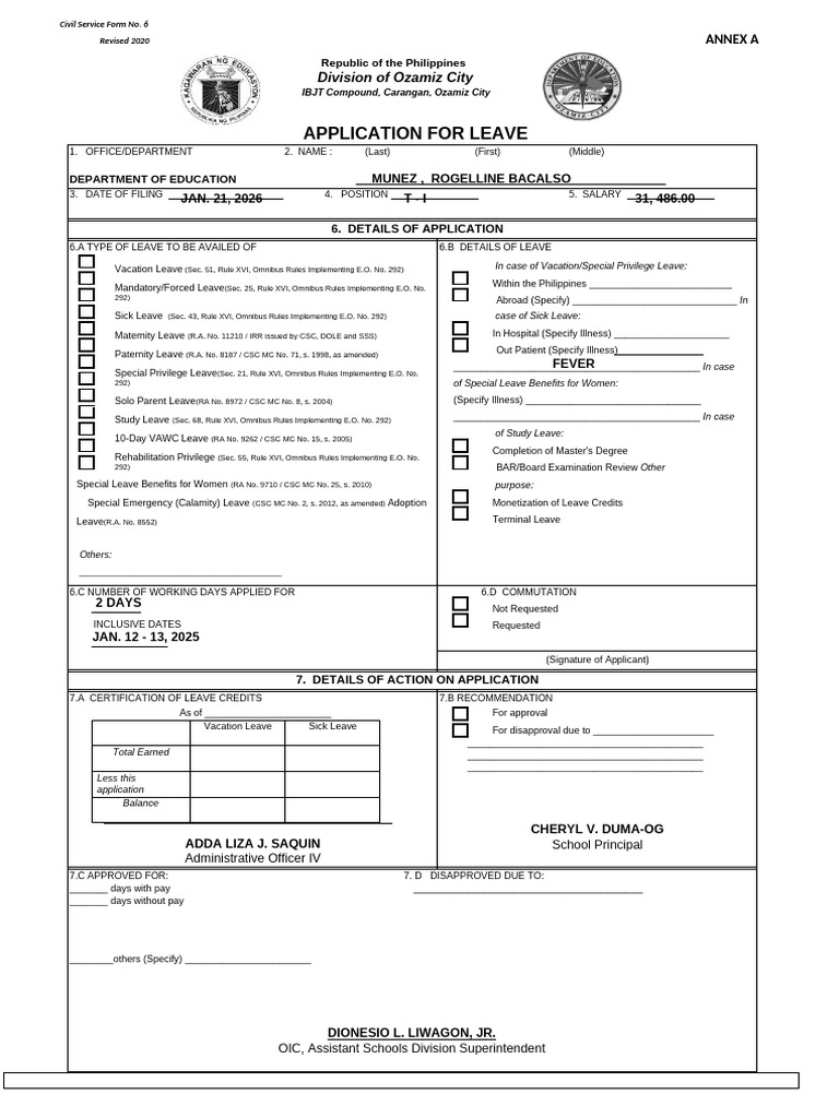 Form 6 Revised 2021 | PDF | Justice | Crime & Violence